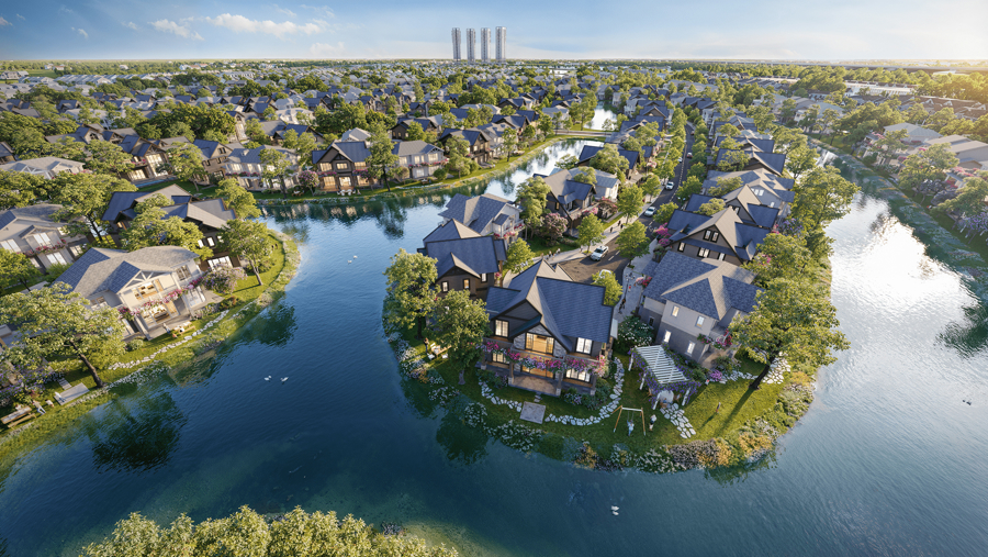 Thiết kế nhánh đảo tinh tế tại biệt thự đảo Retreat Island.