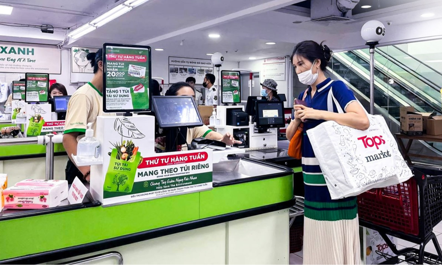 Doanh nghiệp bán lẻ hướng đến mục tiêu “không túi nilon” - Ảnh 4