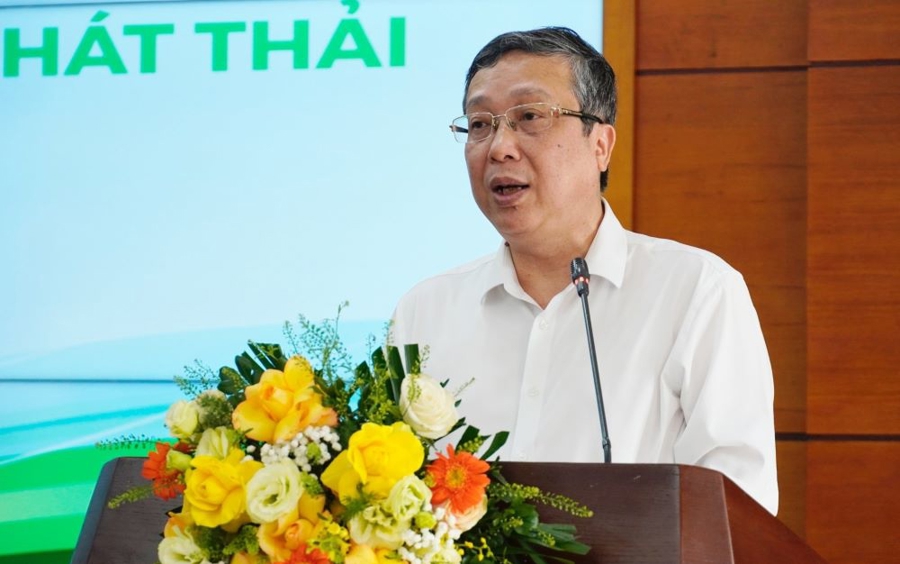 Thứ trưởng Hoàng Trung: "Đề án đặt mục tiêu giảm ít nhất 10% phát thải khí nhà kính trong lĩnh vực trồng trọt đến năm 2035". 