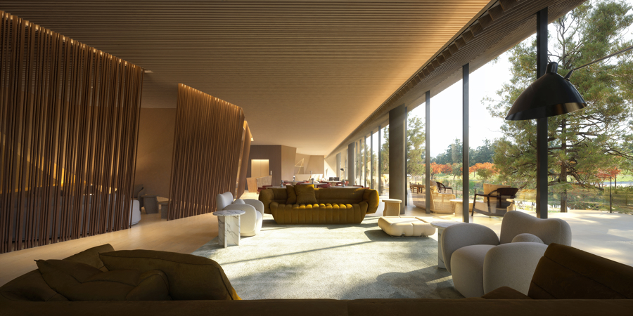 Ghế sofa của Baxter.