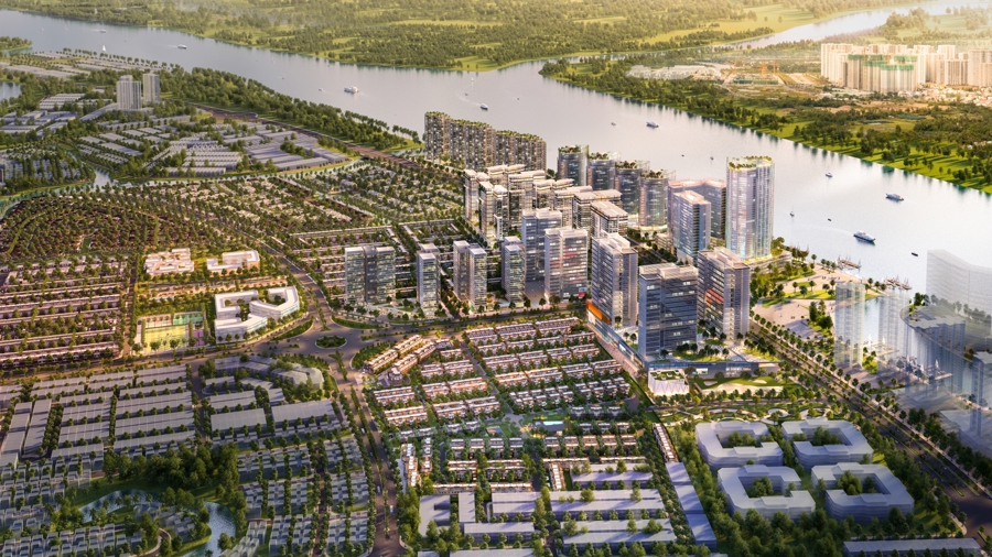 Phối cảnh tổng thể dự &aacute;n Izumi City.