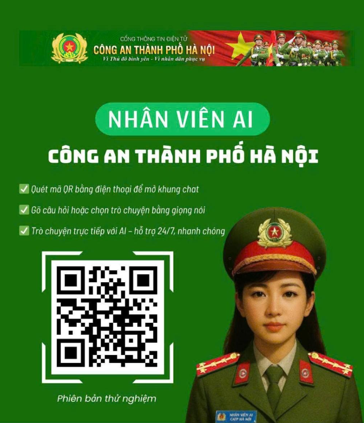 Công an Thành phố Hà Nội vừa triển khai hai tính năng mới trên ứng dụng iHanoi, bao gồm Trợ lý ảo Chatbot AI và Tổng đài viên AI.