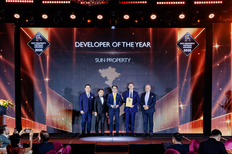 Sun Property chiến thắng với hạng mục Developer of The Year 2025.