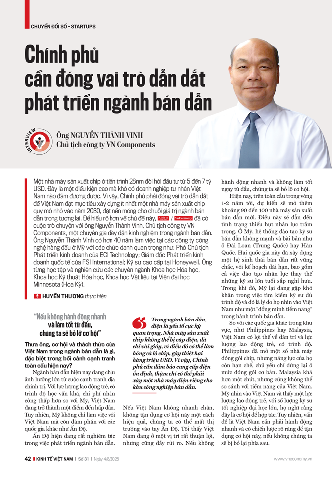 Chính phủ cần đóng vai trò dẫn dắt phát triển ngành bán dẫn - Ảnh 10
