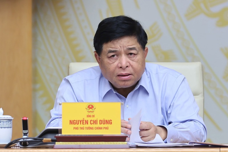 Phó Thủ tướng Nguyễn Chí Dũng phát biểu tại phiên họp. Ảnh: VGP/Nhật Bắc.
