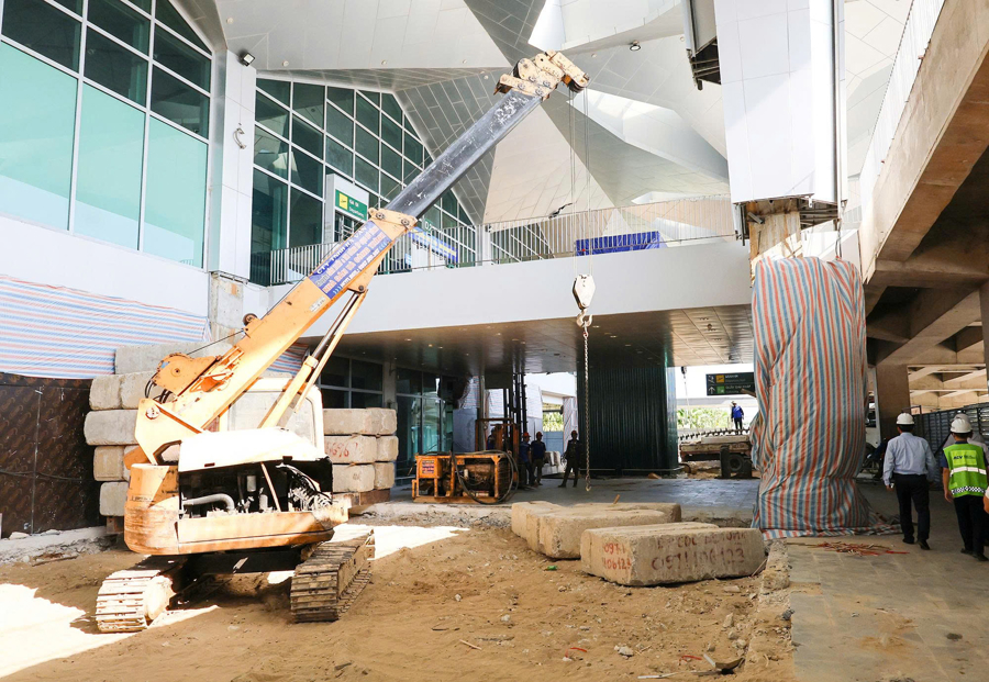 Hiện Tổng công ty Cảng hàng không Việt Nam đang tập trung nhân lực, vật lực để đảm bảo các dự án hoàn thành tiến độ đề ra.