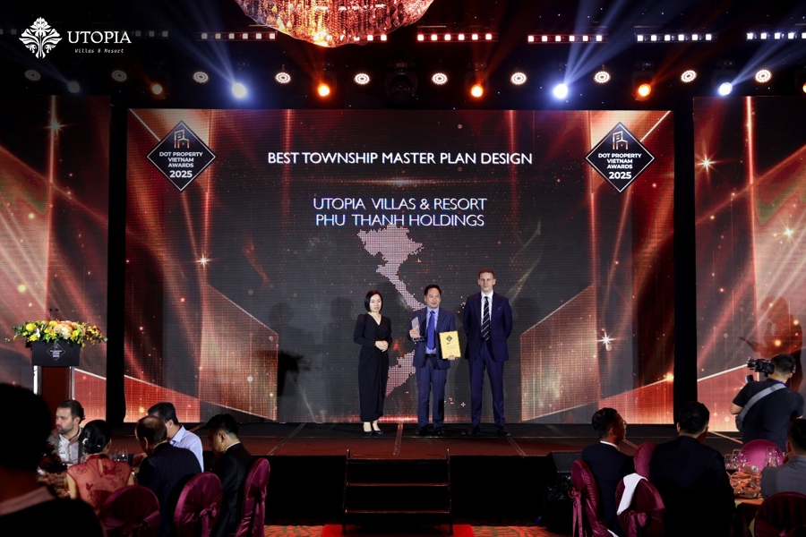 Utopia Villas & Resort thắng 3 giải thưởng danh giá tại "Dot Property Vietnam Awards 2025" - Ảnh 1
