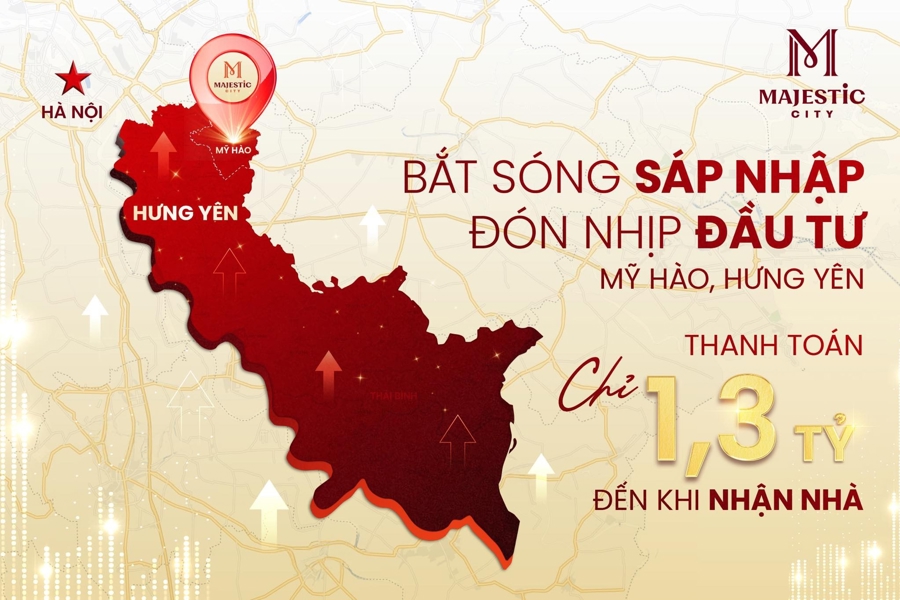 Sau sáp nhập, thị trường bất động sản Hưng Yên sẽ bước vào chu kỳ tăng trưởng mới.